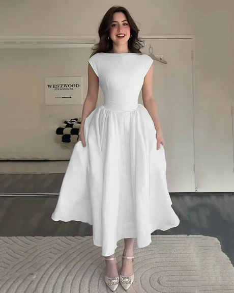 Cap Sleeve Fit & Flare - Image 3