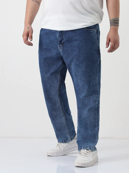 Plus Men's Blue Slim Fit - Image 3