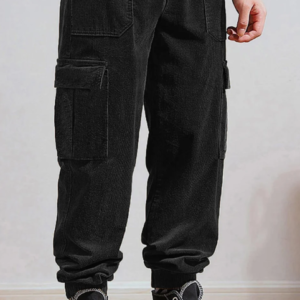 Corduroy Woven Cargo Pants