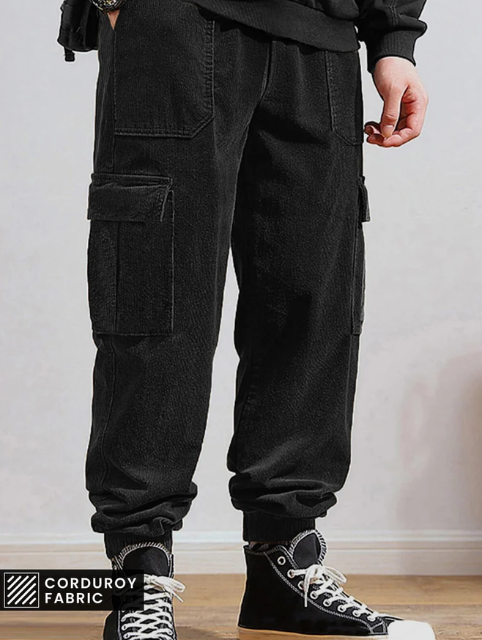 Corduroy Woven Cargo Pants