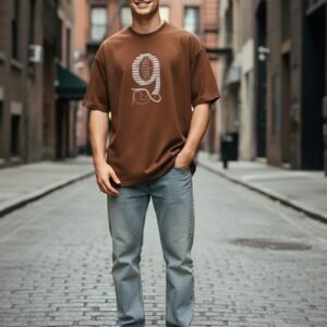 Brown Stitch In Time T-shirt