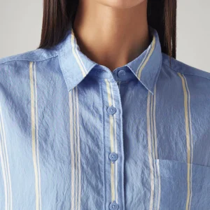 Women's Striped Relaxed Fit Shirt