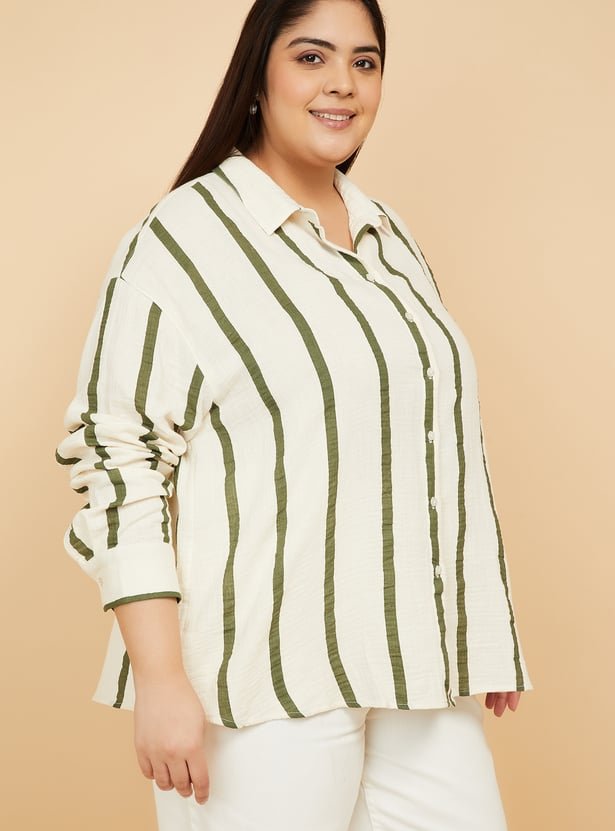 Women Striped Shirt