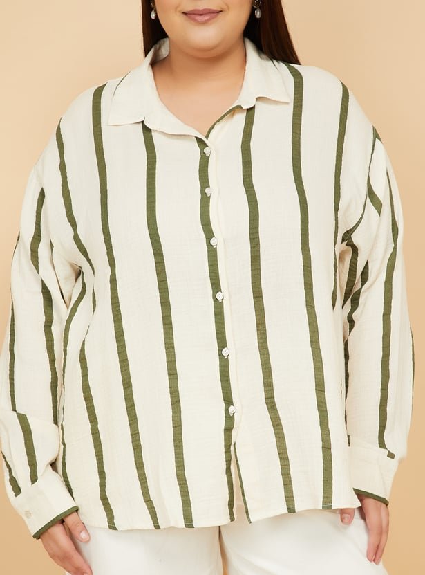 Women Striped Shirt - Image 2