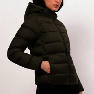 Olive Puffer Jacket