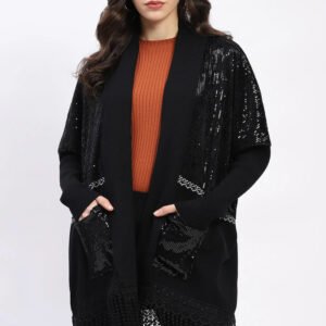 Winter Sequined Party Shrug