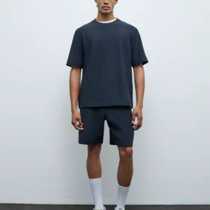 Teal Relaxed-Fit Mid