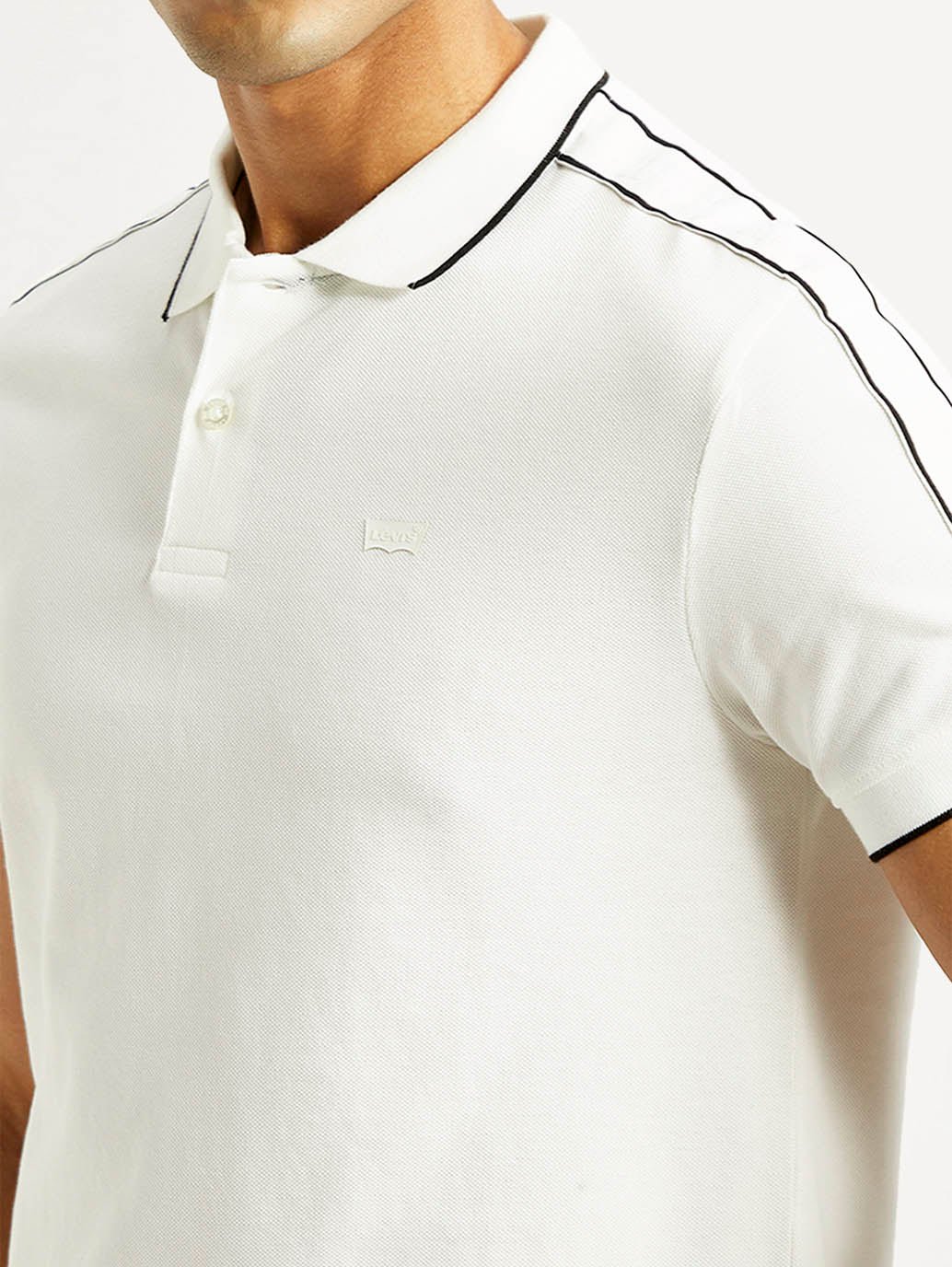 Men's Solid Slim Fit Polo - Image 2