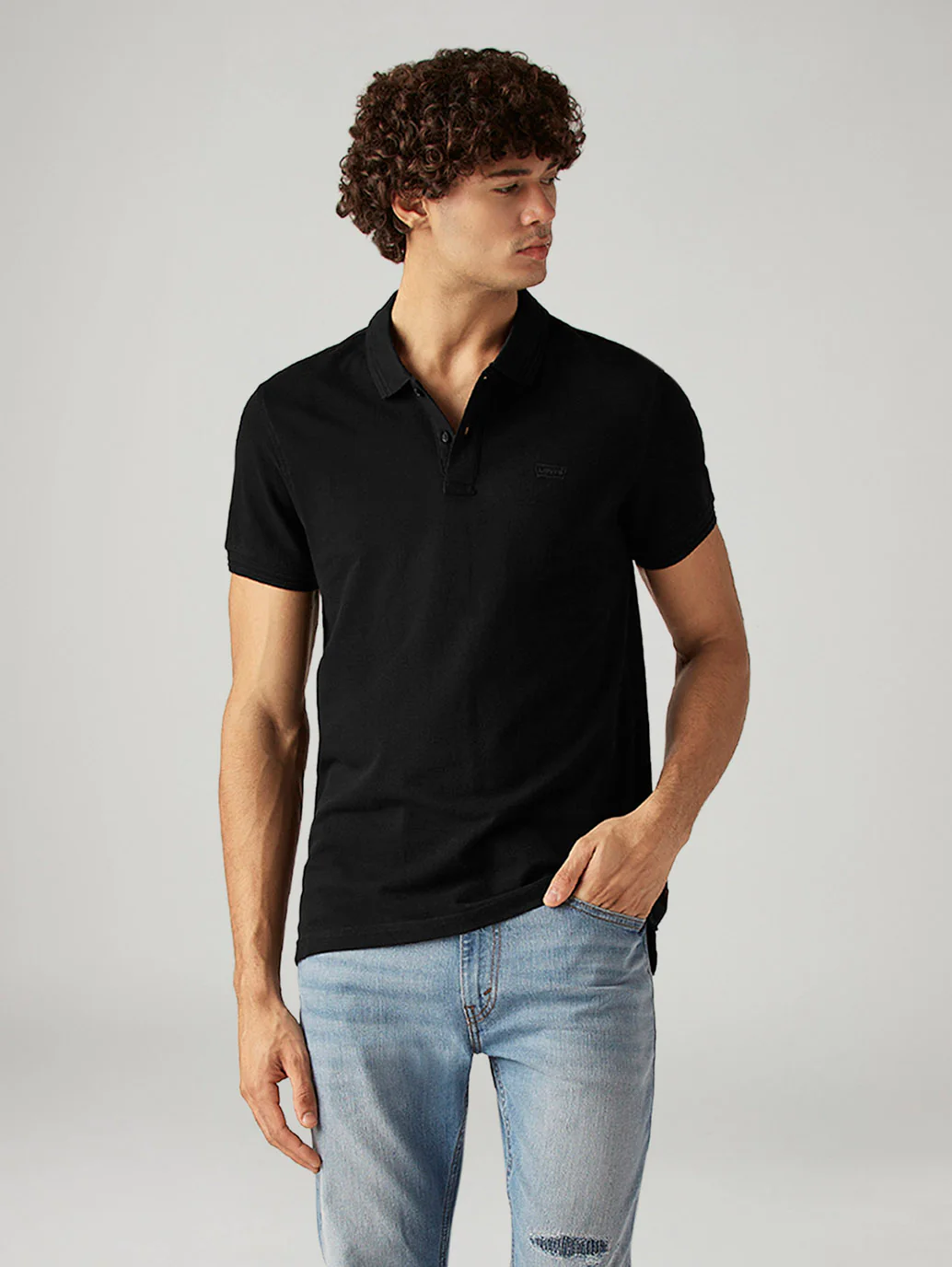 Men's Solid Slim Fit Pique