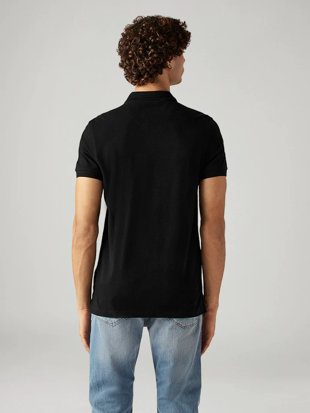 Men's Solid Slim Fit Pique - Image 3