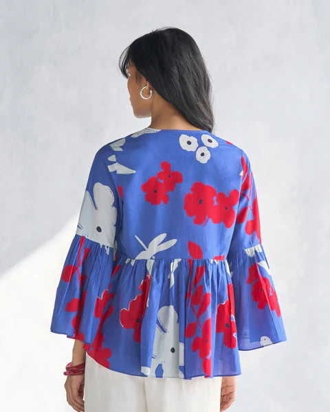 Ruffle Top - Purple - Image 2